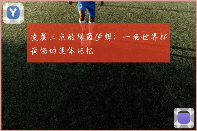 凌晨三点的绿茵梦想:一场世界杯夜场的集体记忆